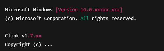 Windows CMD banner